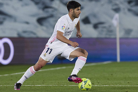 Marco Asensio (Real Madrid CF) seen in action during the La Liga football match round 35 between Real Madrid and Sevilla FC at Valdebebas stadium in Madrid.
(Final scores; Real Madrid 2:2 Sevilla FC)