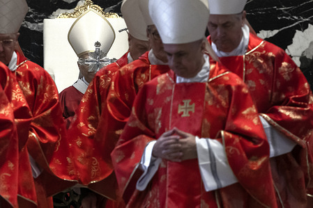 Pope Leo XIV presides over a Mass in suffrage for the late Pope Francis, Cardinals and Bishops who have died over the course of the past year at St. Peter's Basilica.