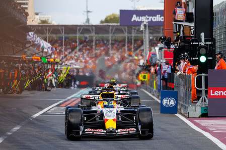 Arvid Lindblad of Great Britain drives the (41) Visa Cash App Racing Bulls Formula One Team VCARB 03 during the F1 Grand Prix of Australia at the Albert Park Grand Prix Circuit in Melbourne, Australia.