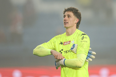 Patryk Letkiewicz of Wisla Krakow seen during BETCLIC 1 POLISH LEAGUE 2024/2025 football match between Wisla Krakow and Polonia Warszawa at Municipal Stadium. Final score; Wisla Krakow 3: 0 Stal Mielec.