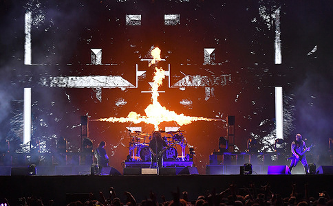 Slayer performs at the Festival d'été de Québec on July 11, 2025 in Quebec City, Quebec. Photo: Casey Flanigan