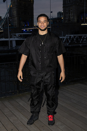 Love Island star Toby Aromolaran attends the Hit reality dating series Celebrity Ex on the Beach launch event at Driftwoods in London.