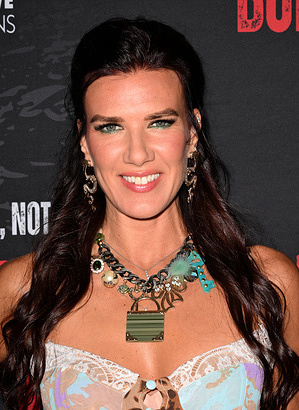 Actress Natalie Burn attends the Private Screening of Bodyman held at The Fine Arts Theater.