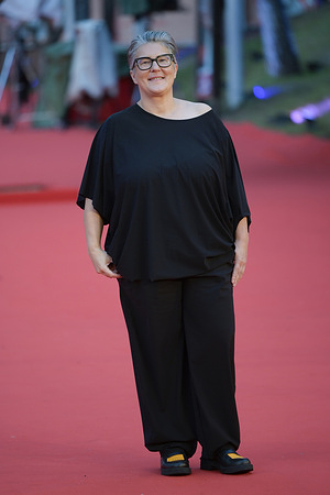 Kasia Adamik attends the red carpet during Rome Film fest 2025 at Auditorium Parco della musica.
