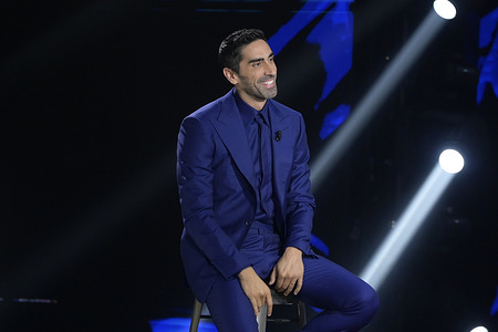 Filippo Magnini attends the fourth episode of Rai tv program Belve 2025 at Fabrizio Frizzi stuios Nomentano.