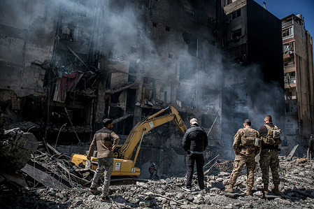 Emergency workers continue to search through the rubble at Corniche el Mazraa in Beirut on April 9, 2026, where an Israeli airstrike hit the previous day without warning. At least 303 people were killed and around 1,150 wounded on April 8, 2026, Lebanon's health ministry says, after a synchronised wave of Israeli attacks struck across much of the country. At least 303 people were killed and around 1,150 wounded in a wave of Israeli attacks across Lebanon on April 8, 2026, according to the country’s Health Ministry. Officials confirmed the toll, noting that many of the victims were civilians, including at least 110 women, children, and elderly individuals.