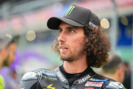 MotoGP rider Alex Rins of LCR Honda poses for a photo on the track ahead of the PT Grand Prix of Thailand 2026 at Chang International Circuit.