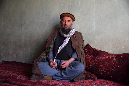 Hoji Abdul Malek, purported leader of the local militia that virtually controls the lapis lazuli mines.
Over the past years the government embargoed what it deems to be illegally mined lapis lazuli in the district of Keron Wa Manjon, province of Badakhshan, Afghanistan.