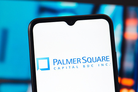 In this photo illustration, the Palmer Square Capital Management logo is seen displayed on a smartphone screen.
