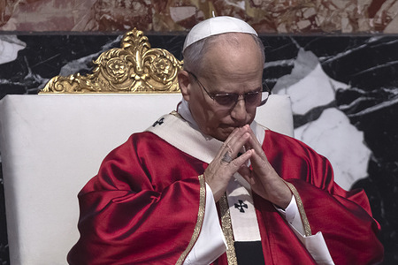 Pope Leo XIV presides over a Mass in suffrage for the late Pope Francis, Cardinals and Bishops who have died over the course of the past year at St. Peter's Basilica.