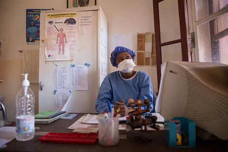 Dr Marielle Zaramisy, the chief of medicine at the Central Anti-Plague Hospital Ambohimindra (CHAPA), one of six that treat the plague in Madagascar's capital Antananarivo. Madagascar is suffering from its worst plague outbreak in at least 50 years.