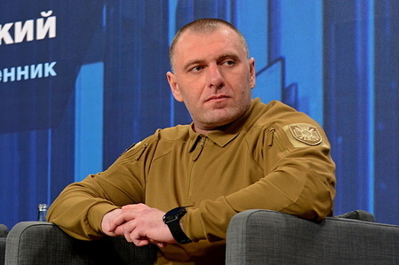 Head of the Security Service of Ukraine Vasyl Malyuk attends the 'Ukraine. Year 2024' forum in Kyiv. The forum 'Ukraine. Year 2024', where Ukrainian officials and politicians have been talking about how the country will develop in the coming year. The forum brought together the top Ukrainian authorities to present their plans.