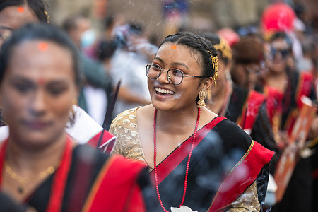 A devotees offers prayers to God Narayan during the celebration. Krishna Janmashtami is an annual Hindu festival that celebrates the birth of Krishna, the eighth avatar of Vishnu. It is observed according to the Hindu lunisolar calendar, on the eighth day of the Krishna Paksha in Shraavana or Bhadrapad, which overlaps with August or September of the Gregorian calendar.