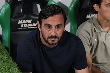 Alberto Aquilani head coach of US Sassuolo seen during the Italian Serie A Football match between US Sassuolo and Juventus FC at Mapei Stadium. Final score; US Sassuolo 3:2 Juventus FC.