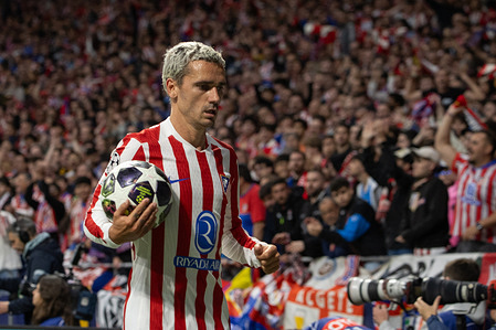 Antoine Griezmann of Atletico Madrid seen in action During the first leg of the UEFA Champions League semi-final between Atlético de Madrid and Arsenal FC, played at the Air Metropolitano Stadium in Madrid.

Final score: Atlético de Madrid 1 - 1 Arsenal FC.