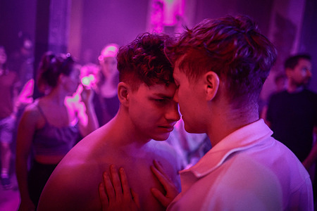A couple kisses on the dance floor inside Täubchenthal during Prideball, the official afterparty of Leipzig Pride. The Leipzig Prideball was held after the city’s main pride parade. It gathered over 2,000 guests for a night of music, performance, and celebration. The program featured drag shows, live DJ sets, and karaoke across multiple stages, with performances by LGBTQ+ artists including Natasha Plastiqué, Gloria Viagra, and Schwuppenexpress. The atmosphere was filled with joy, solidarity, and vibrant self-expression, marking a powerful close to Leipzig’s Pride Week.