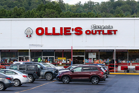 An exterior view of an Ollie's Bargain Outlet store at the Orchard Hills Shopping Center.