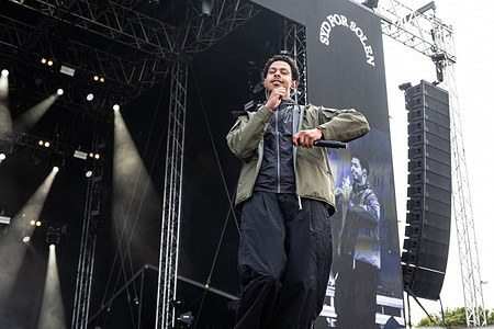 Danish rapper Nicolai Rukundo Hansen, better known by his stage name Kundo performs live on the Over Havet stage at SYD for Solen 2025. SYD for Solen or South of the Sun takes place in Valbyparken in Copenhagen on August 7, 8, and 9. This will be the 4th edition of the festival.
