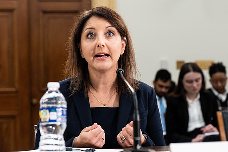 Mandy Cohen, Director, Centers for Disease Control and Prevention (CDC), speaking at a hearing of the House Committee on Energy and Commerce Subcommittee on Oversight and Investigations at the U.S. Capitol.