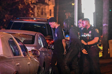 Paterson police take two suspects into custody following the shots fired incident. Shots were fired in an apartment building at 490 Park Avenue in Paterson at around 9:30 PM, Saturday evening. Two suspects were placed under arrest but there was no further information on if the two suspects arrested had a connection to the shots fired incident. No official information was immediately available from the Paterson police department.