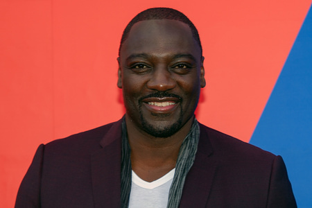 Writer and Director, Adewale Akinnuoye-Agbaje, at a photo call for the UK film premiere of Farming, at Filmhouse, Edinburgh, Scotland. Farming is "an enthralling and moving real-life story" from Adewale. This screening is part of the Best of British strand at the Edinburgh International Film Festival 2019 (EIFF), which runs until June 30.