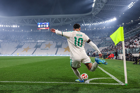 Fares Chaibi of Algeria seen in action during International Friendly pre-World Cup football match between Algeria and Uruguay at Allianz Stadium. Final scores; Algeria 0 : 0 Uruguay.