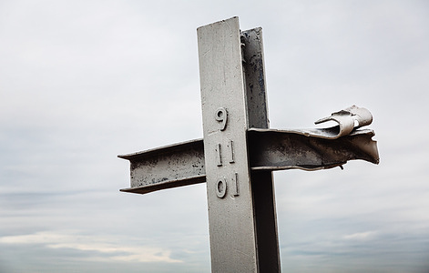 Breezy Point 9/11 Memorial, Queens, NY. 
9/11 cross created from twisted steel recovered from the World Trade Center.