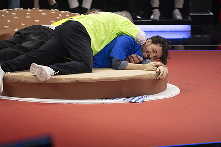 Herbert Ballerina seen during the 6th episode of the Rai 2 TV show "Step Stasera tutto è possibile" at auditorium rai.