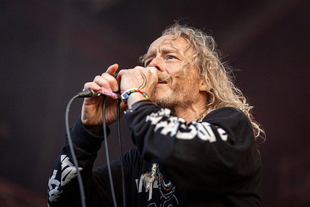 American musician Alan Sparhawk plays a live set during the
opening day of Primavera Sound Porto 2025 at Parque da Cidade.