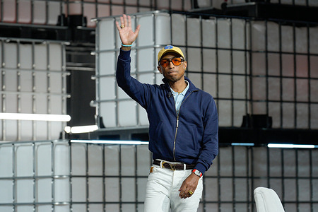 Pharrell Williams, Artist and Entrepreneur, arrives at the opening night of the Web Summit 2024 in Lisbon. Web Summit is an annual technology conference featuring high profile individuals. The event was founded in 2009 by Irish entrepreneur Paddy Cosgrave, alongside David Kelly, and Daire Hickey, Web Summit was originally held in Dublin, Ireland. It moved to Lisbon in 2016.