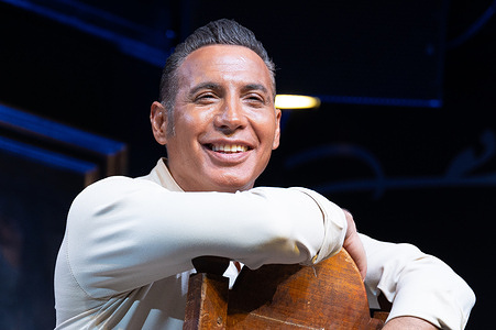 Singer Antonio Manuel Alvarez, known as Pitingo, poses for a portrait session at the Coral de la Moreria in Madrid.
