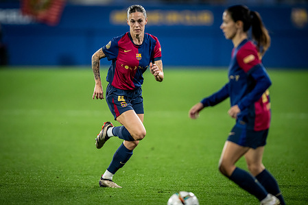 Mapi León (FC Barcelona) seen in action during the Liga F match between FC Barcelona and SD Eibar at Estadi Johan Cruyff. Final Score: FC Barcelona 4 -0 SD Eibar.