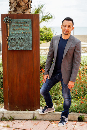 Film Director Alejandro Amenabar attends the Inauguration of a monolith tribute to Director Alejandro Amenabar due to Premio Malaga Sur 2021 during the Festival de Malaga.