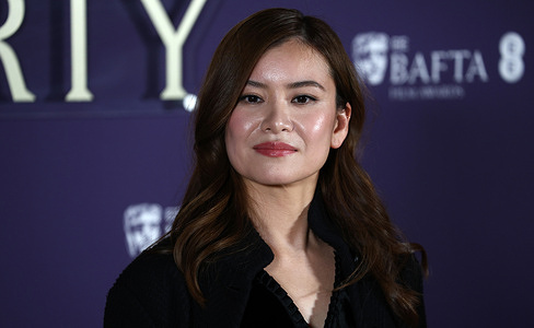 Katie Leung attends the 2026 EE BAFTA Film Awards Nominees' Party at the National Portrait Gallery.