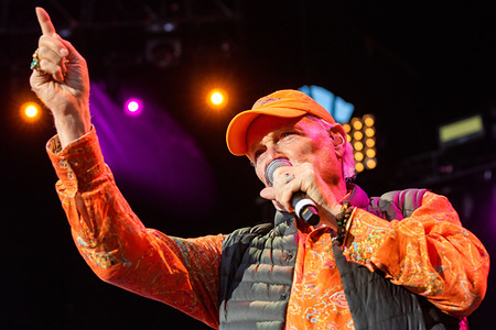 Mike Love performs with the Beach Boys at K-Days in Edmonton.