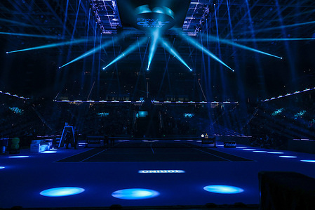 A general view inside the ATP Arena on day six of the Nitto ATP Finals 2025 at Inalpi Arena in Turin.