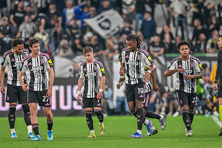 The players of Juventus celebrates the goal during Serie A 2025/26 football match between Juventus and Bologna at Allianz Stadium. Final score; Juventus 2:0 Bologna.
