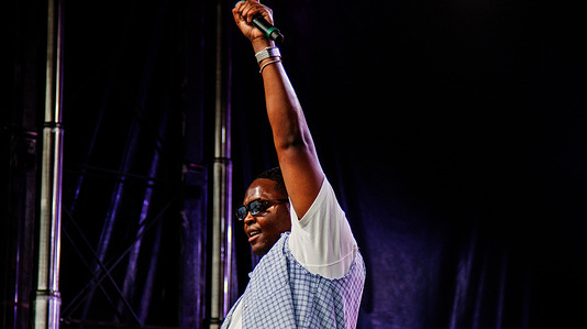 Kuzi Cee, Universal Music Canada's R&B "Lover Boy" from Calgary, performs on the K-Days North Stage on day 2 of the 10 day Festival.