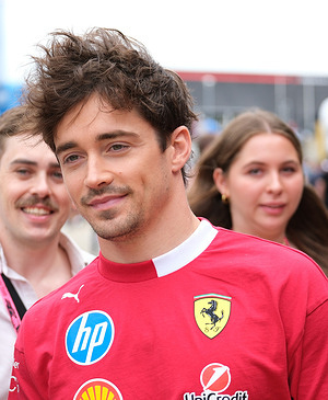 Charles Leclerc of Scuderia Ferrari F1 Team seen before the free practice of the Formula One British Grand Prix at Silverstone.