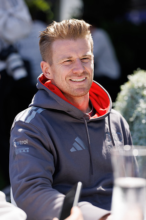 Nico Hulkenberg of Germany and the Audi Revolut F1 Team seen in the paddock ahead of the F1 Grand Prix of Australia at the Albert Park Grand Prix Circuit in Melbourne.