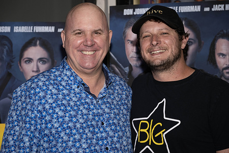 Actor James Dumont, and writer Derek Steiner attend Special Screening Of Action Thriller ‘Unit 234’ at Lumiere Music Hall, Los Angeles.