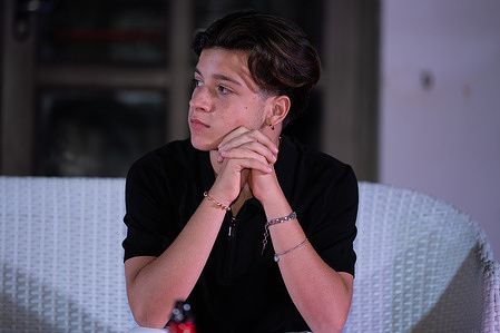 Antonio Guerra attends the Photocall at the Premio Amarena 2025.