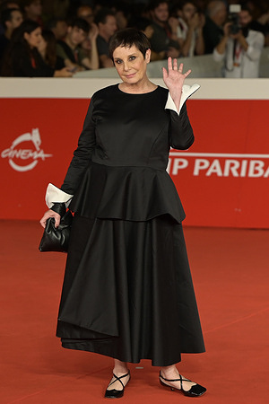Roberta Torre attends the red carpet of the movie Mi fanno male i capelli at Rome Film Fest 2023 at Auditorium Parco della Musica.