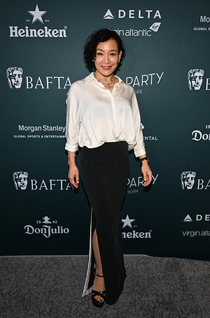 Joan Chen attends The 2025 BAFTA NYC Tea Party at The Mandarin Oriental Hotel.