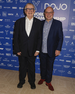 Christopher Biggins and Neil Sinclair attend the World Chef, Waiter & Mixologist World Championship at the The Chancery Rosewood in Mayfair.