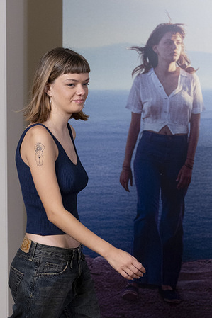 Llúcia Garcia attends the 'Romeria' Photocall at Hotel Urso in Madrid.
