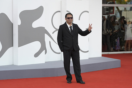Ali Asgari attends the red carpet of movie Kami nour (A bit of light) during the 83rd Venice International Film festival at Palazzo del cinema.