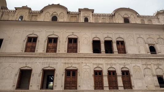 A general view of the Qila Mubarak Fort in Patiala district of Punjab.
Qila Mubarak is a rare and outstanding example of Sikh Palace architecture in India. Once a majestic fort in Patiala, had been subject to slow decay for more than 70 years.