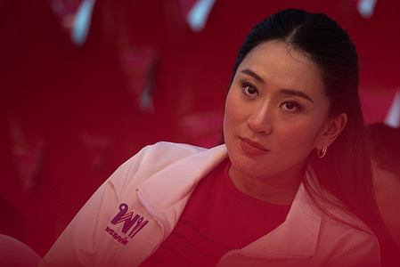 Paetongtarn Shinawatra, the Phue Thai Party and candidate for prime minister in the upcoming general election seen during the pre-election campaign in Nonthaburi. Paetongtarn Shinawatra and Srettha Thavisin become prime minister candidates for the Phue Thai Party in the upcoming general elections in Thailand which will be held on May 14, 2023.