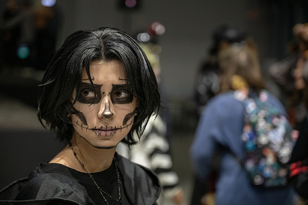 People in cosplay costumes take part in the “Nekrocomicon” festival dedicated to Halloween. The “Nekrocomicon” festival was shut down early following police demands. The day before, the festival’s organizer Kazakh citizen Alexey Samsonov was detained by law enforcement. The Interior Ministry is seeking his deportation from Russia as a citizen of Kazakhstan. Earlier, the event organizers were also accused of “promoting Satanism,” which is now equated with extremism.